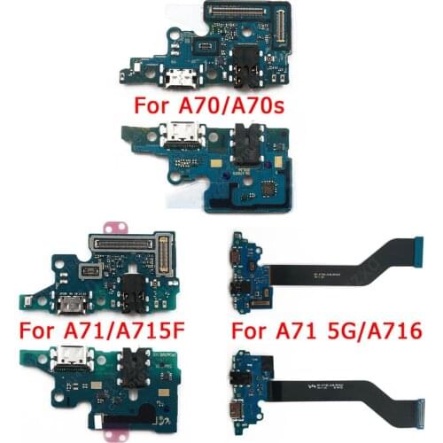 Original Charge Board For Samsung Galaxy A70 A70s A71 5G USB Charging port For A705F A707F A715F A716 Flex Replacement parts