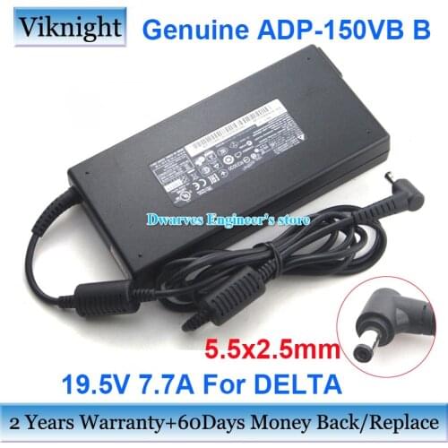 Genuine ADP-150VB B 19.5V 7.7A 150W Laptop Adapter Power Supply For MSI GS60 Ghost Pro-606 GS70 Stealth 2PE-430AU GE62 Adapter