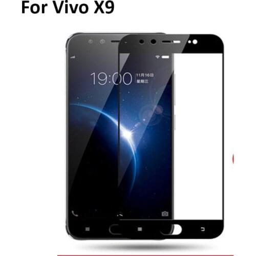 9H Full body Screen Protector For vivo x9 x9i x9s Full Cover Protective Film Tempered Glass For vivo x 9 x9 i x9 s