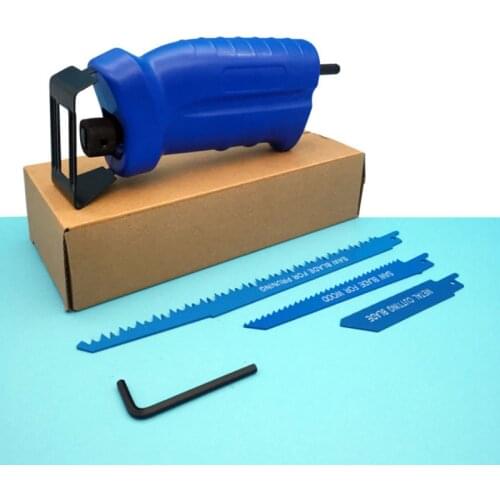 Portable Electric Drill Reciprocating Saw Sabre Saw Wood Square Pipe PVE Pipe Cutting Machine Power Tool Send Saw Blade