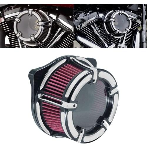 Clear Air Cleaner Filter Kit Contrast for Harley XL Sportster 883 1200 Softail Dyna Touring Big-Twin Twin Cam FLT FLST FXDLS M8