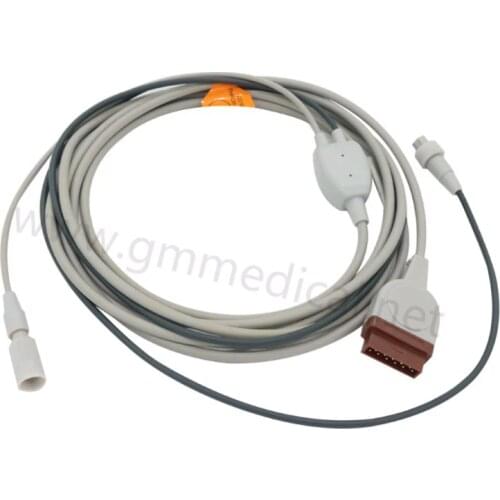 Compatible with GE Medical,Cardiac Output Cable OEM P/N 2025248-002,Length=2.7m,11pin