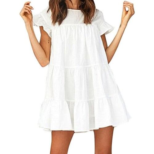 French Style Women Maternity Dresses Summer Ruffles Cotton Linen Blend Pregant Outfits Oversize Clothes