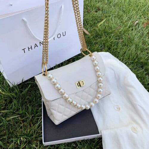 Pearl Women Purse Fashion Shoulder Bag New Purses And Handbags Luxury Designer Crossbody Bags Wholesale Lady Handbags With Chain