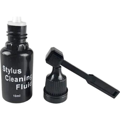 10ml Vinyl Records Cleaning Fluid with Needle Cleaner Brush LP Phonograph Record Turntables Cleaning M27 20 Dropship