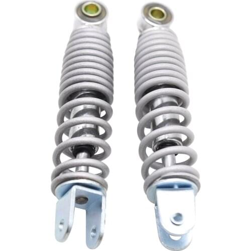 2PCS Rear Absorber Shock Suspension Chrome Replacement for Yamaha PW50 Dirt Bike