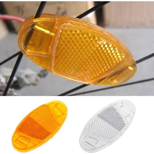 4Pcs Bicycle Bike Spoke Reflector Safety Warning Light Wheel Rim Reflective Mount Front and rear reflectors
