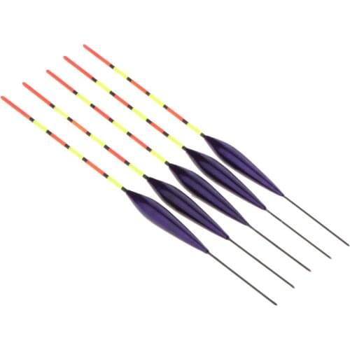 5pcs Outdoor Fishing Buoy Wood Fishing Floats Slip Bobber Float Saltwater