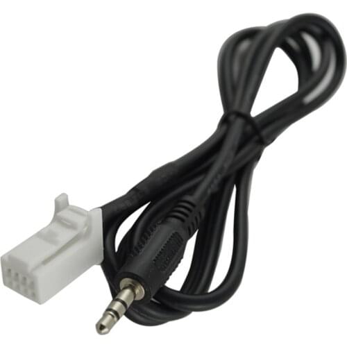 Car 3.5mm TRRS Interface Auido AUX 8-Pin Adapter MP3 Player Input Cable Audio Adapter AUX Cable Harness Socket For Nissan