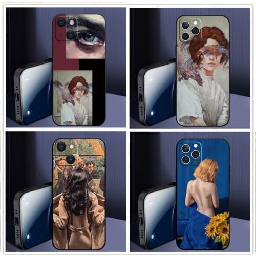 Coque For iphone 11 12 Mini XS 11Pro 12Pro Max Case XR X 6 6S 7 8 Plus SE 2020 Phone Cover Cute Love Heart Fruit Soft Back Capa