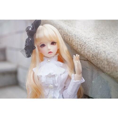 Long Wavy Bjd wig 1/3 1/4 1/6 doll Wig Blythe Wig Doll,Fashion Doll Wig Long Wavy Wig 8-9'' 7-8'' 6-7'' 9-10" Girl Doll Wig