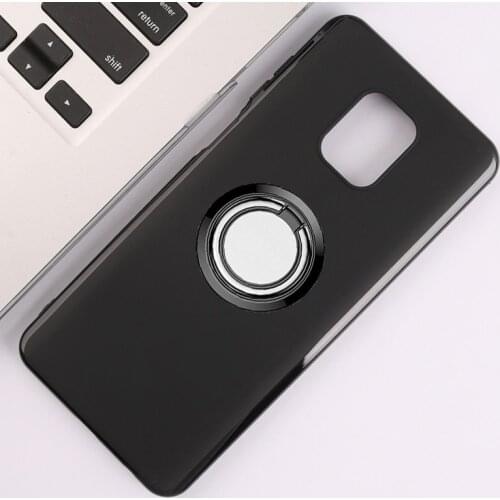 For Redmi Note 9S Back Ring Holder Bracket Phone Case Cover Phone TPU Soft Silicone Cases for Xiaomi Redmi Note 9S 6.67"