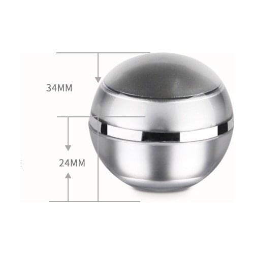 5G Plastic Cosmetic Cream Jar Round Gold Silver White Pink Refillable Cosmetic Container Makeup Facial Cream Container 50 pcs