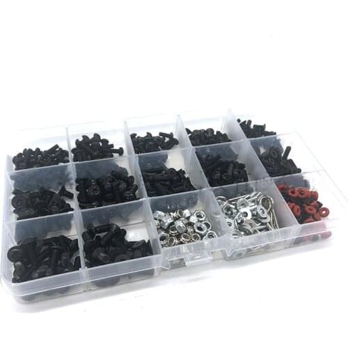 500pcs Boxed Screws Assorted Kit For 1/10 RC Crawler Car HSP SCX10 Traxxas TRX-4 TRX-6 AXIAL D110 D90 Repair Accessories parts