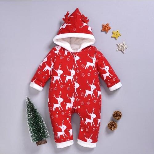 Baby Clothing Boy Girls Clothes Cotton Newborn Toddler Rompers Cute Infant New Born Winter Clothing Baby Christmas Clothes