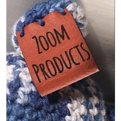 Personalize faux leather knitting labels,Labels for Handmade Products,Leather labels for knitted and crocheted items