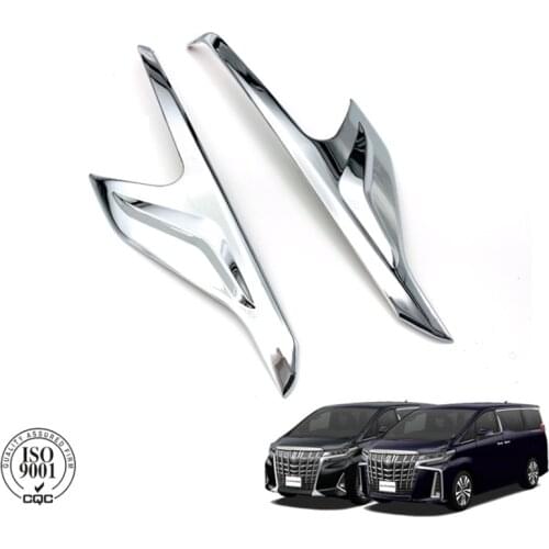 Applicable to 16-20 years Toyota alphard vellfire Front Headlight Eyebrow Trim Strip decorate modification accessories