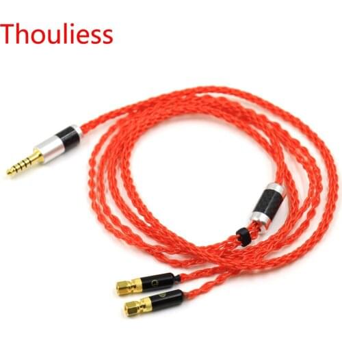 Thouliess UPOCC Silver Plated Earphone Replacement Upgrade Cable for HE400 HE5 HE6 HE300 HE560 HE4 HE500 HE6 Headphones