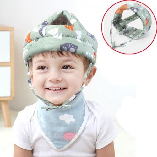 Anti-Collision Baby Toddler Cap Adjustable Baby Safety Helmet For Head Protection Anti-Fall Protective Walk Hat Free Shipping