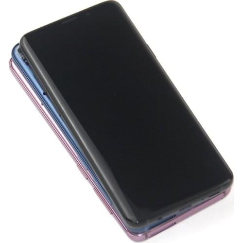 1pcs Amoled Replacement for SAMSUNG Galaxy S9 S9+ G960 G965 LCD Touch Screen Digitizer with Frame