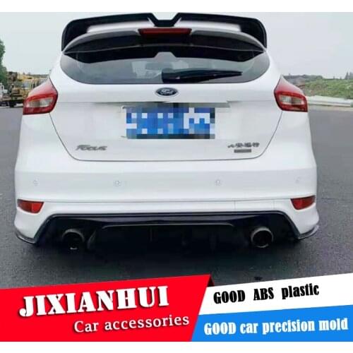 For Fo cus Spoiler 2012-2017 Ford F ocus Hatchback FSQBK Spoiler ABS plastic Material Car Rear Wing Color Rear Spoiler