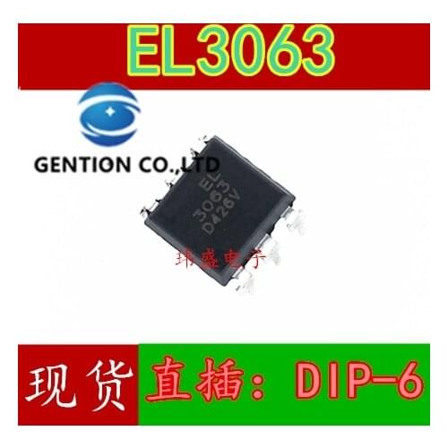 20PCS Light coupling EL3063 DIP-6 3063 photoelectric coupling and thyristor drive in stock 100% new and original