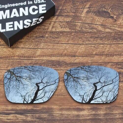 ToughAsNails Resist Seawater Corrosion Polarized Replacement Lenses for Oakley Sliver XL Sunglasses Metallic Silver