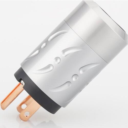 Viborg VM502 Aluminum Alloy pure Copper US AC Power Plug US Mains Plugs