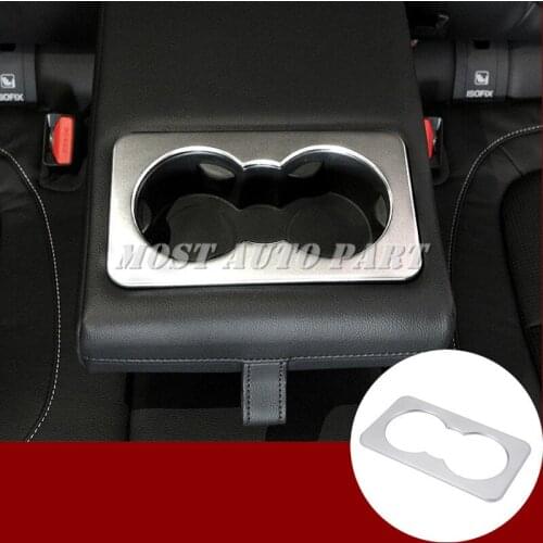 Inner Rear Seat Water Cup Holder Cover Trim For Jaguar XE X760 2015-2018 Car accesories interior Car decoration