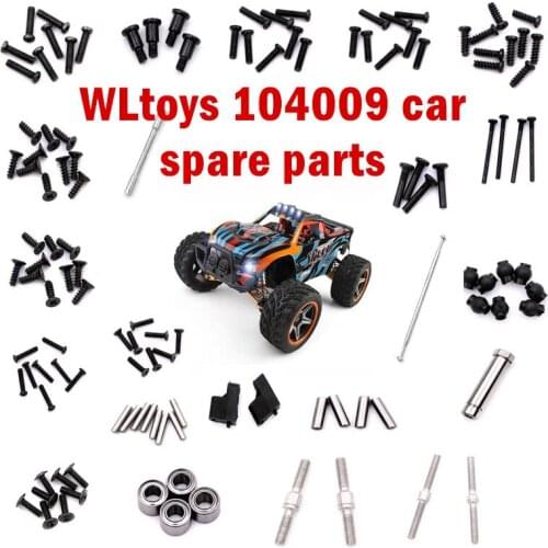 WLtoys 104009 RC Car spare parts Screw drive shaft Bearing Steering column