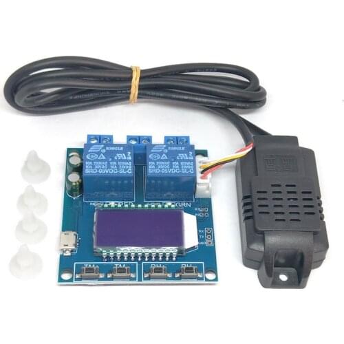 XY-TR01 SHT20 Humidity Temperature Controller DC 12V Hygrometer Thermometer Thermostat Humidistat LCD Digit Display Relay Module