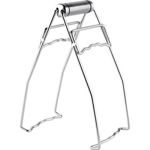 Stainless Steel Dish Plate Clip,Kitchen Folding Hot Plate Tongs Bowl Clips,Pan Dish Clip Gripper Bowls Clamp Holder Tong