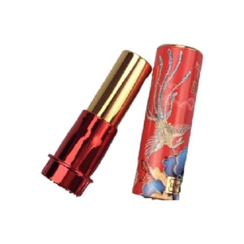 12.1mm Empty Lipstick Tube 3D Printing Round Lip Balm Tube Plastic Cosmetic Packaging Container Refillable Bottle 25pcs