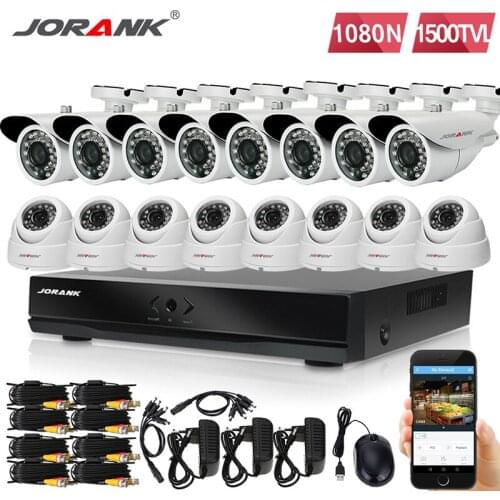 16CH CCTV System 960P HDMI 1080P AHD CCTV DVR 1.3 MP IR 16PCS Outdoor Indoor Security Camera 2500TVL Camera Surveillance System