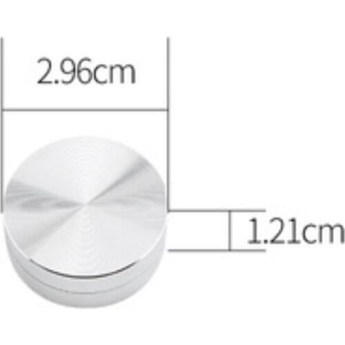 2pcs Diameter:30mm Mini Aluminum Alloy Turntable Bearing Base Display Crafts Swivel Plate