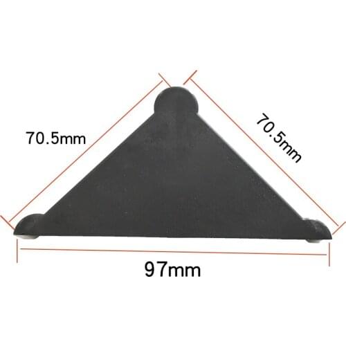 400Pcs/Lot Black Plastic Shape Triple Corner Tile Marble Sheet Panel Glass Corner Protector Cushion Packing