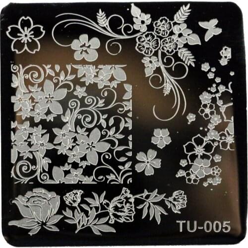 6.6*6.6cm free shipping Flower cartoons nail art image plate nail template nail beauty TOOLS ,nail disk dia 6cm,*** TU-05