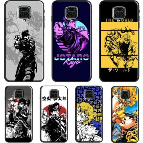 Jotaro Kujo And Dio Jojo Anime Case For Xiaomi Redmi Note 10 Pro 7 8 9S 8T Note 9 Pro Back Cover For Redmi 9A 9C 9T 7A 8A