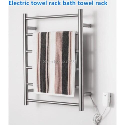 304 stainless steel towel rack Concealed Install wall mounted electric towel drying rack for heating towel bathroom and toilet