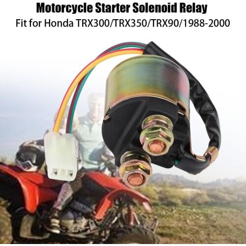 Motorcycle Electrical Starter Solenoid Relay Switches Fit for Honda TRX300/TRX350/TRX90/1988-2000
