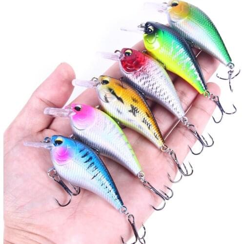 HENGJIA 1PCS 7CM 9.5G Hard lure baits Long Big Tongue Fishing Crankbait Fishing Lure Minnow Wobblers Fishing Tackle