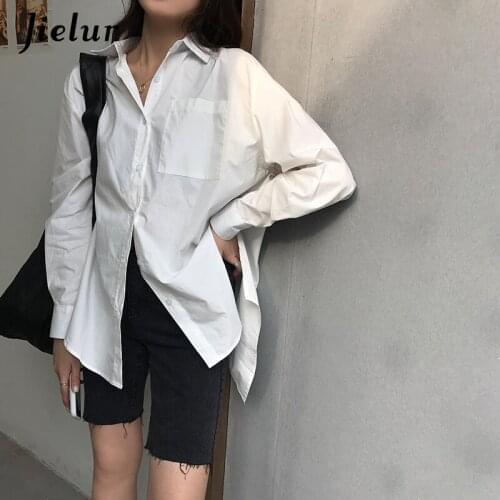 Jielur Womens Long Shirts