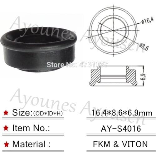 20pieces For Toyota Mazda Subaru Lower Seal For Fuel Injector Repair Kit gromment seals for AY-S4016