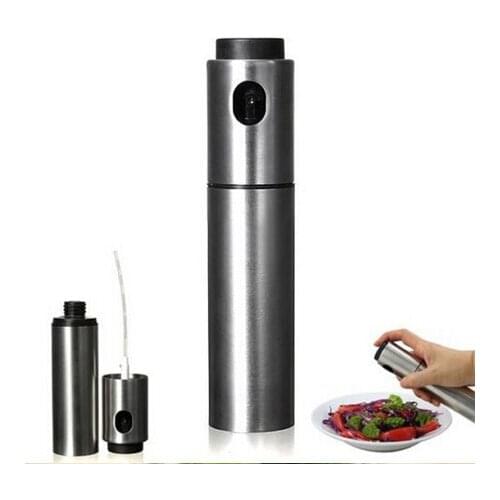 New Arrive Kitchen Stainless Steel Olive Mist Spray Pump Bottle Oil Sprayer Pot Cook Tool