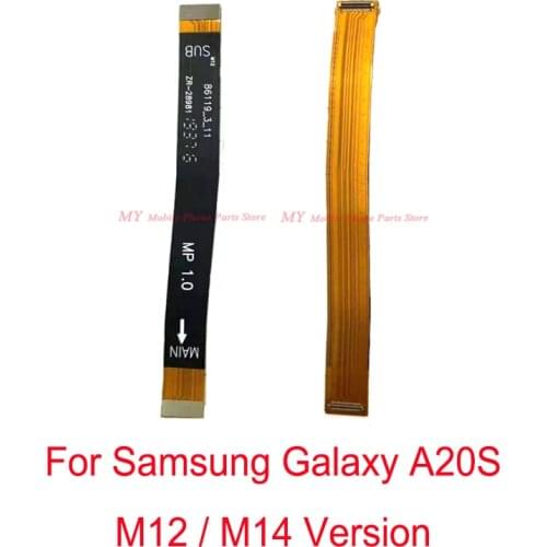 Main Motherboard LCD Display Connector Board Flex Cable For Samsung Galaxy A20S A207 A207F M12 / M14 Version MainBoard Flex