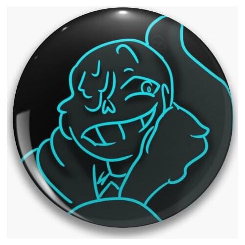 Nightmare Sans Soft Button Pin Lover Creative Gift Women Metal Collar Fashion Hat Clothes Funny Decor Badge Cartoon Lapel Pin