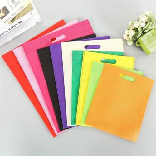 Non-woven bags custom-made bags shopping flat pockets custom advertising tote bags spot three-dimensional bag printing