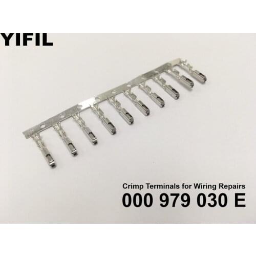 20/50/100/200pcs/lot Seat Crimp Terminals Pins For Repair Wire 000979030E 000 979 030E For A4 A3 SEAT ECU Connector 5-968221-1