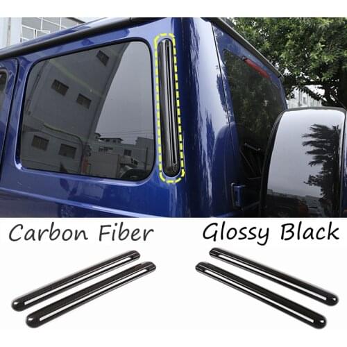 2pcs Car Exterior Rear Side Air Vent Decoration Trim Accessories For Mercedes Benz G Class W463 G350 2019-2020