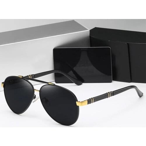 2021 Brand New Men Polarized Sunglasses Classic Vintage Pilot Eyewear Male Female Driving Goggles Glasses UV400 Oculos De Sol